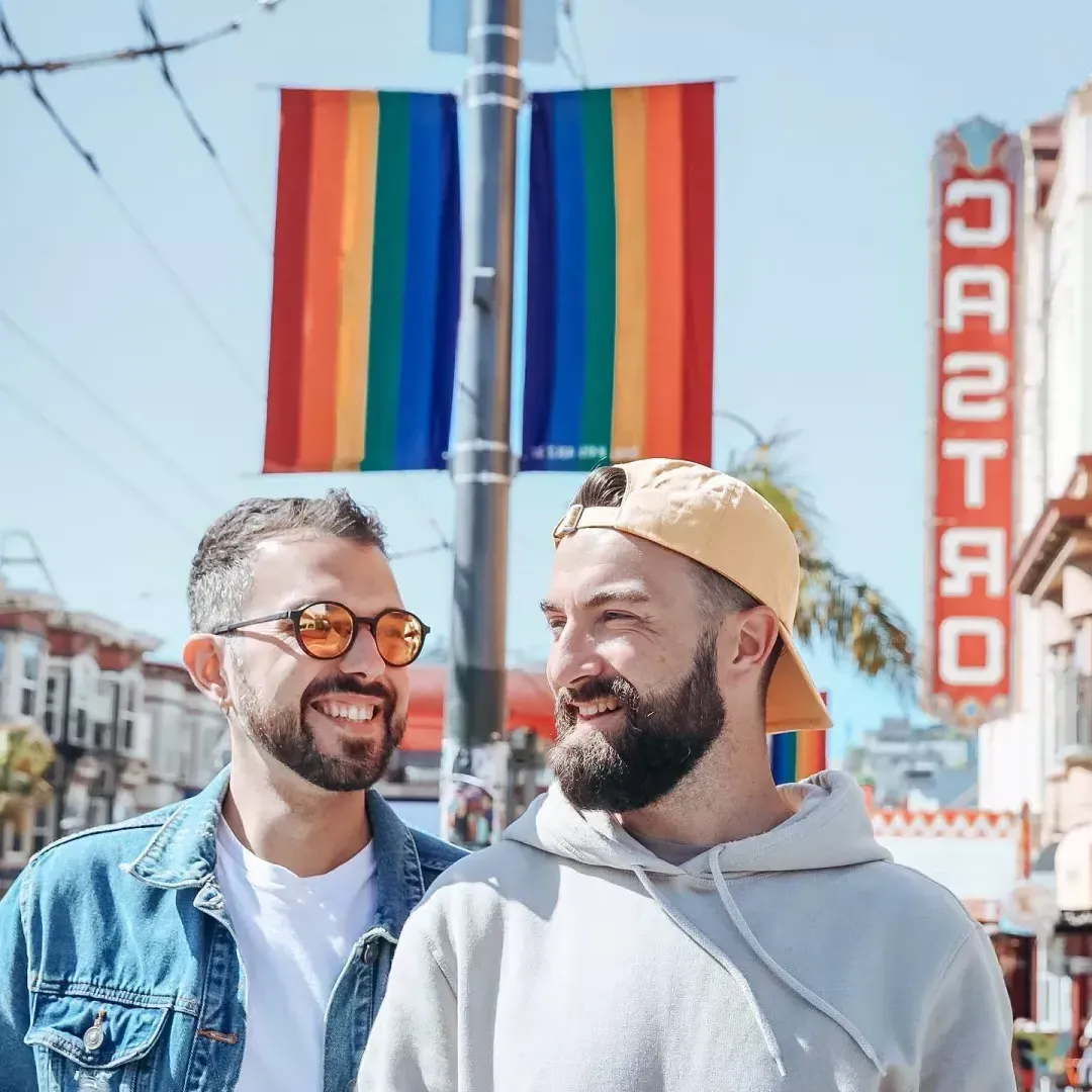 Men hanging out in the Castro